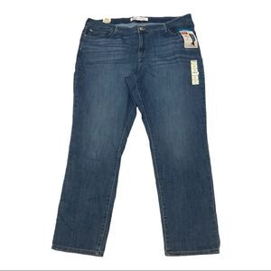 NEW Signature By Levi Strauss Mid Rise Blue Denim Jeans Size 24